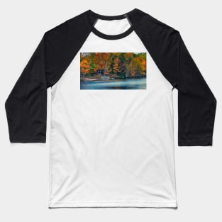 Autumn Colors at Kearney Lake Baseball T-Shirt